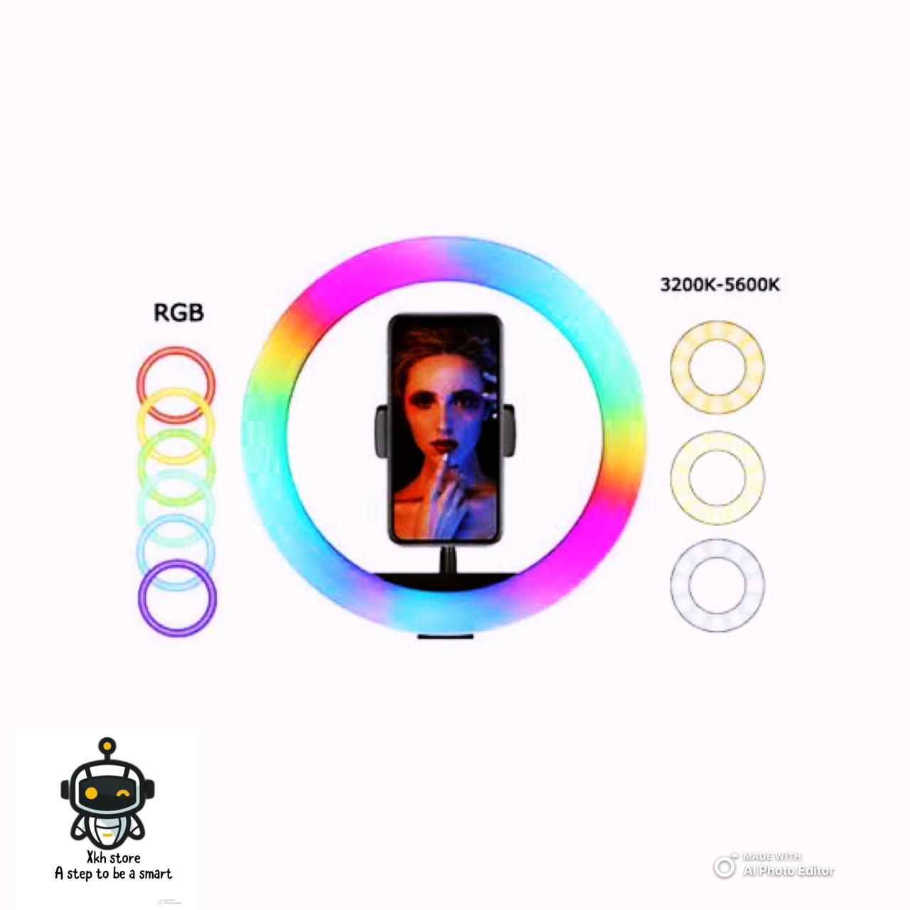 RGB LED soft RING LIGHT